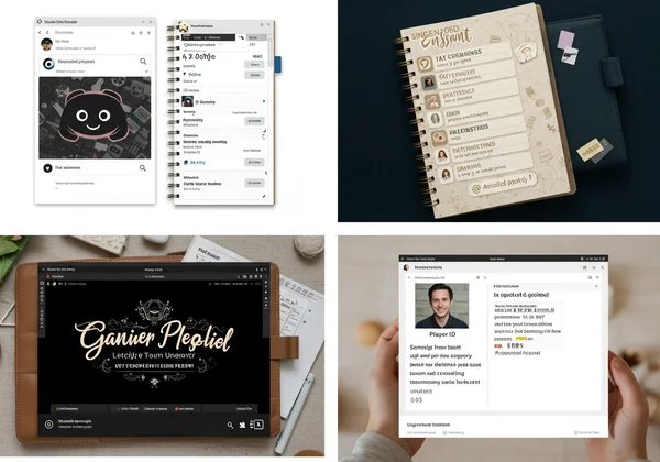 Aesthetic fonts used across multiple digital platforms and devices