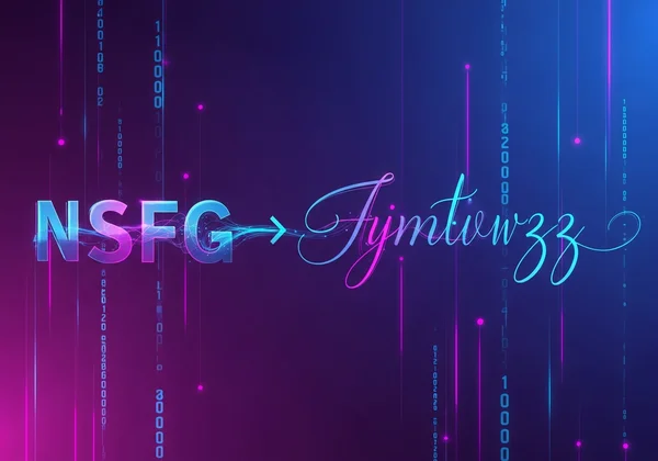 Digital text transforming into stylish cursive